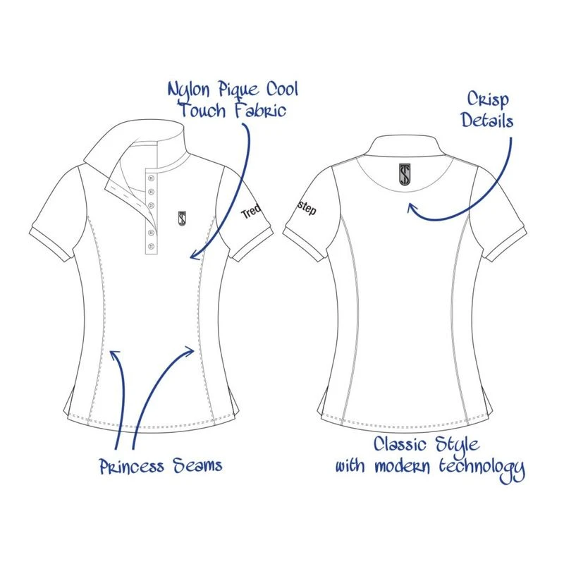 Tredstep Women's Performance Polo - Peacoat Navy 3 Tredstep Women's Performance Polo - Peacoat Navy - Image 3