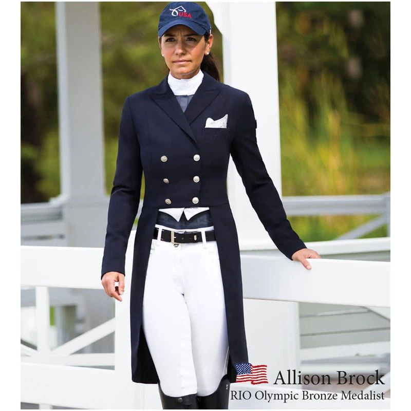Tredstep Women's Dressage Tail Coat - Navy 2 Tredstep Women's Dressage Tail Coat - Navy - Image 2