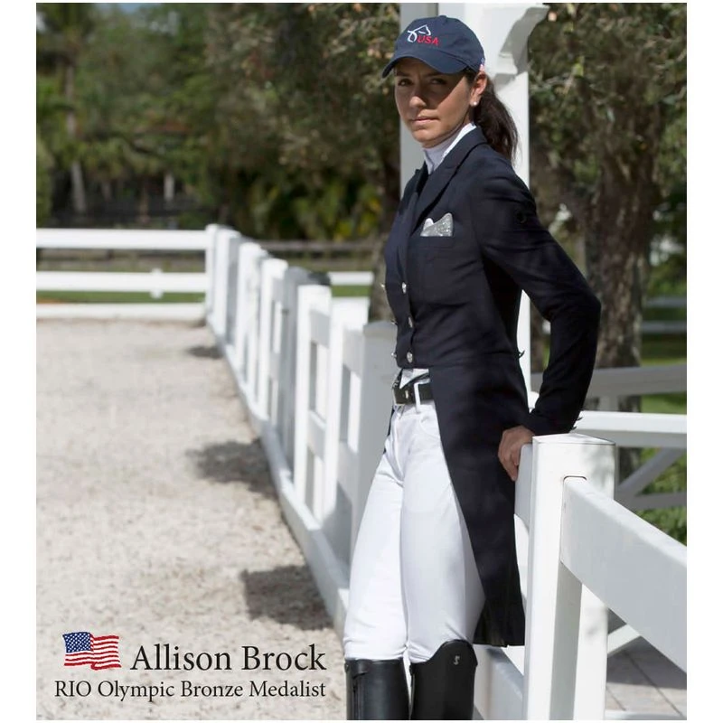 Tredstep Women's Dressage Tail Coat - Navy 3 Tredstep Women's Dressage Tail Coat - Navy - Image 3