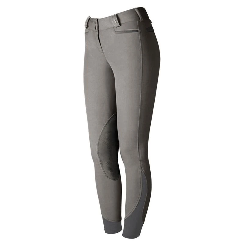 Tredstep Women's Solo Extreme Knee Patch Breeches - Slate Grey 1 Tredstep Women's Solo Extreme Knee Patch Breeches - Slate Grey