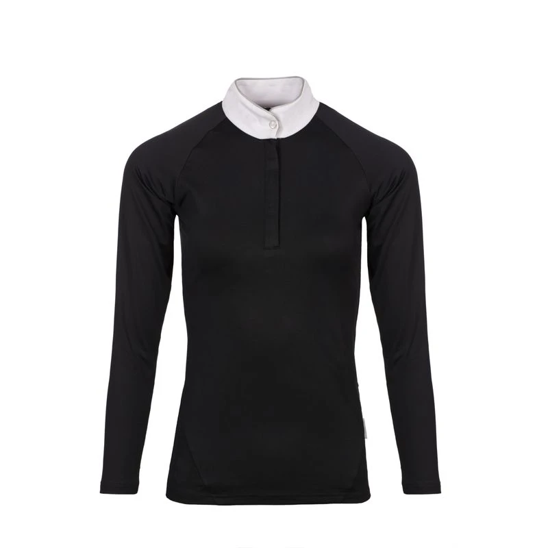 Horseware Women's Sara Long Sleeve Competition Shirt - Black 1 Horseware Women's Sara Long Sleeve Competition Shirt - Black