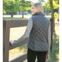FITS Women's Ainsley Quilted Vest - Ash/Horseshoe -Kensington Shop 716411 800 800